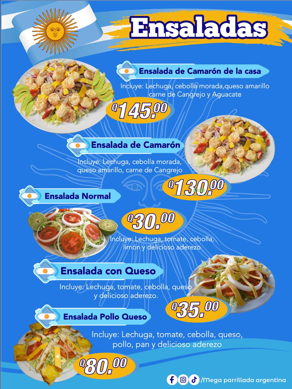 Menú página 10