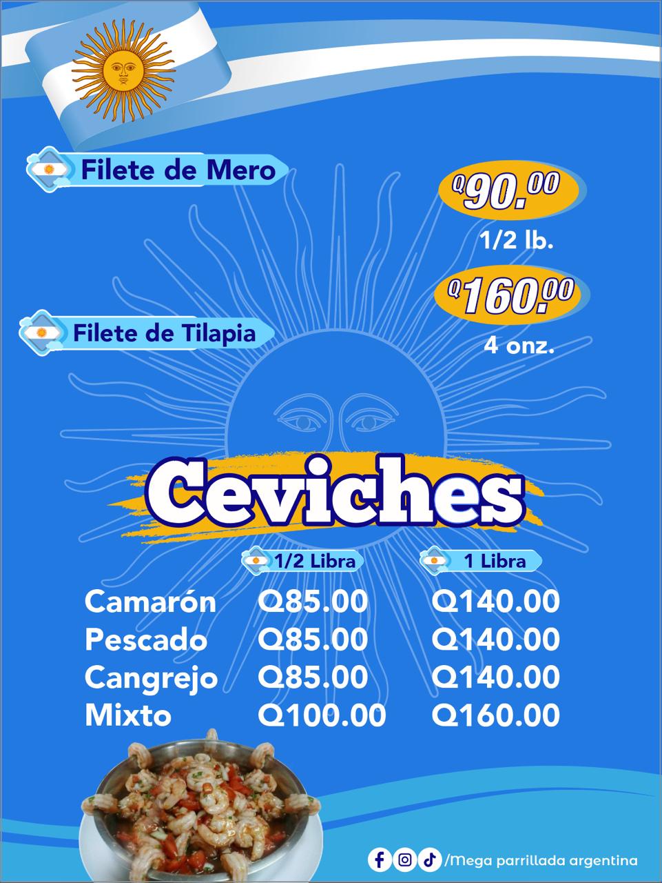 Menú página 11