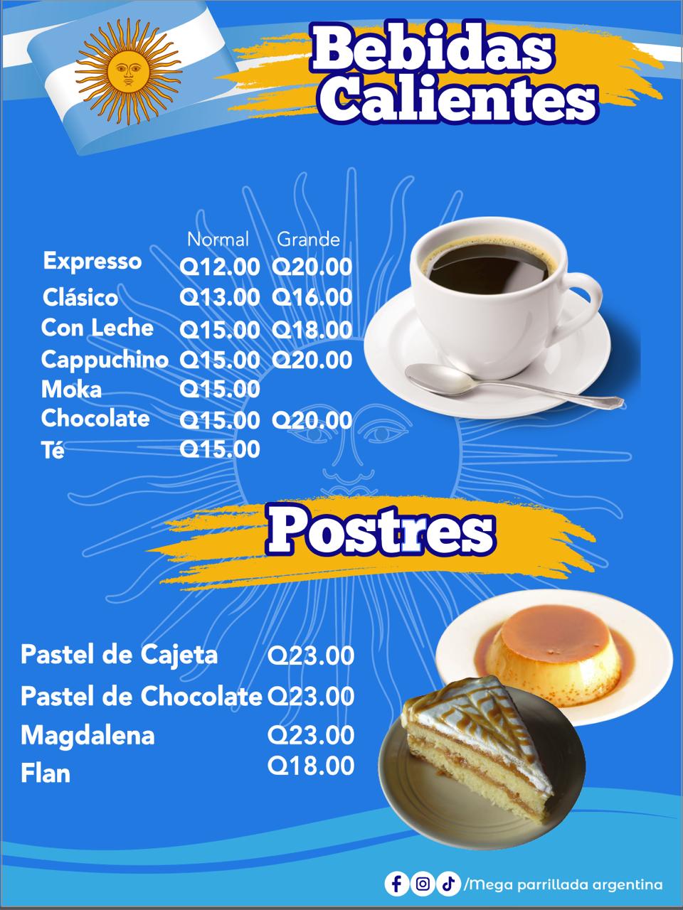 Menú página 13
