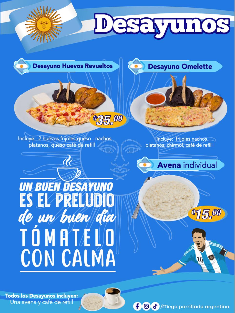 Menú página 2