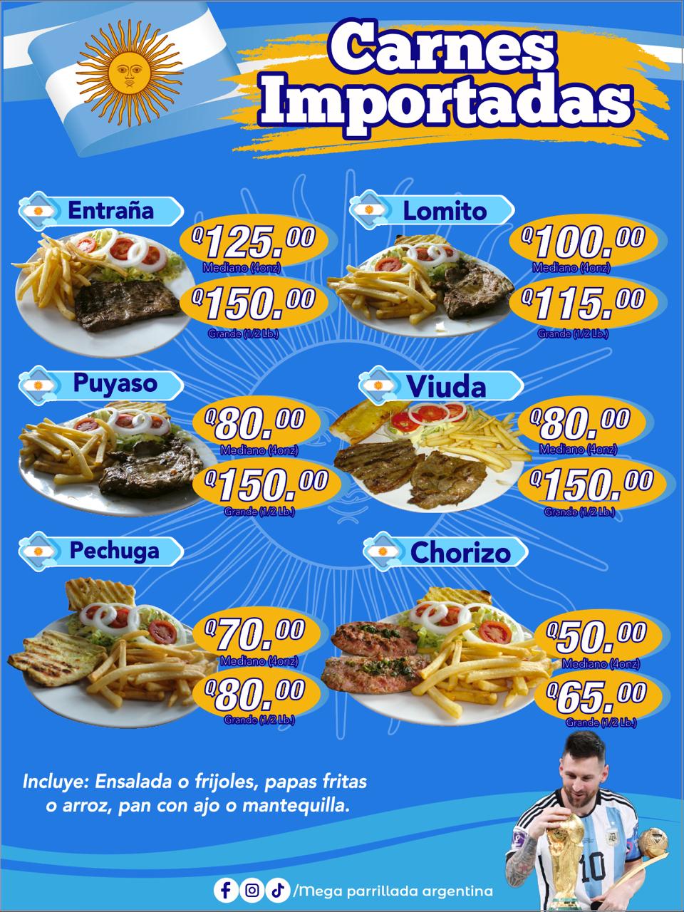 Menú página 5