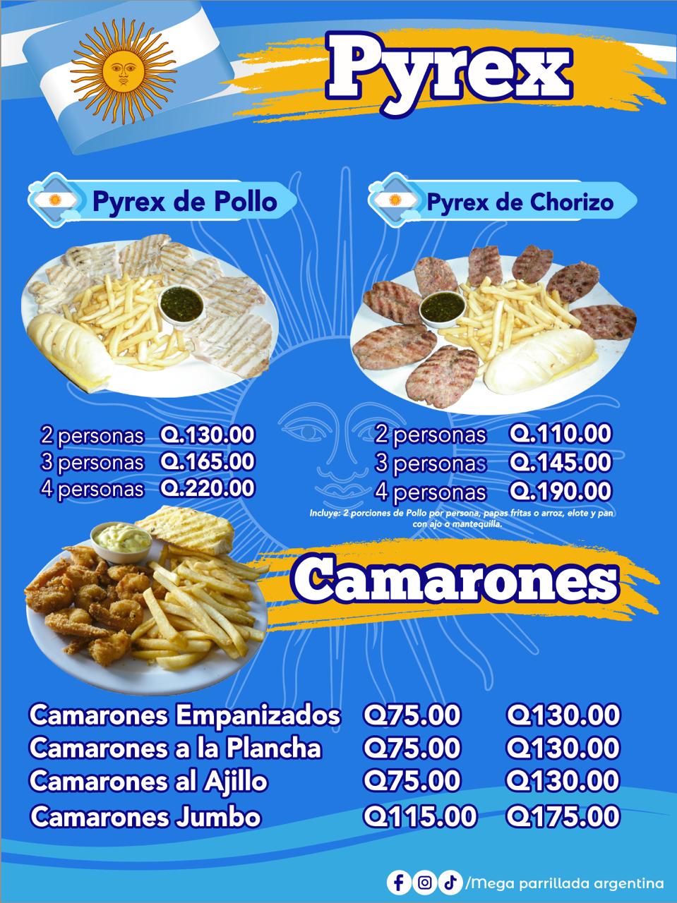 Menú página 9